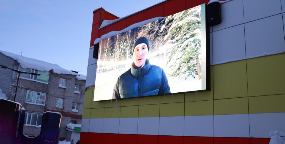 Светодиодный экран для ТЦ «Апельсин», Тарко-Сале